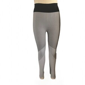 Aerie Two-Tone Gray and Black Leggings